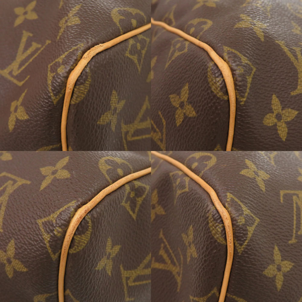 LOUIS VUITTON Authentic Brown Monogram Keepall 55 Boston Bag - Picture 4 of 10